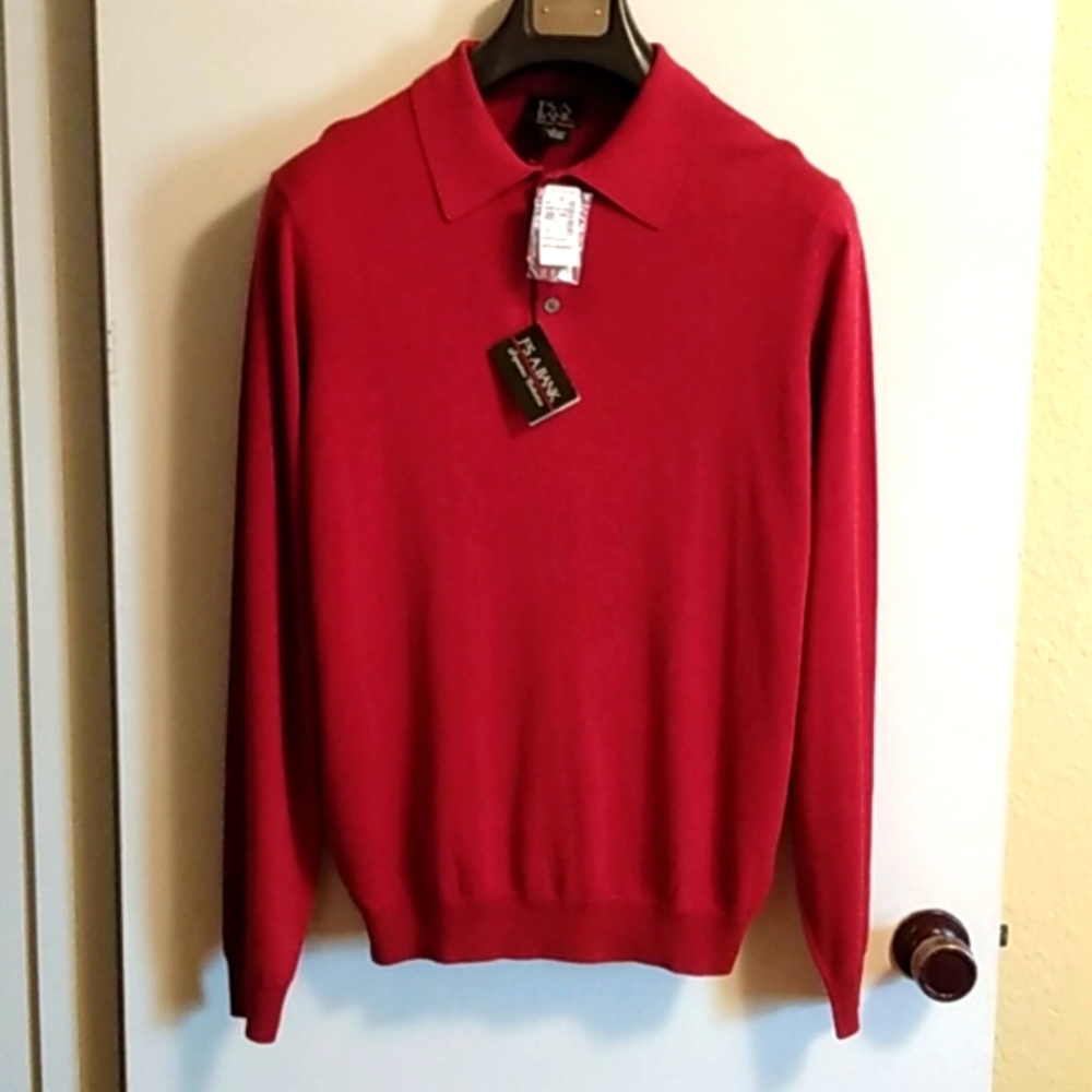 Jos A bank 3 button sweater